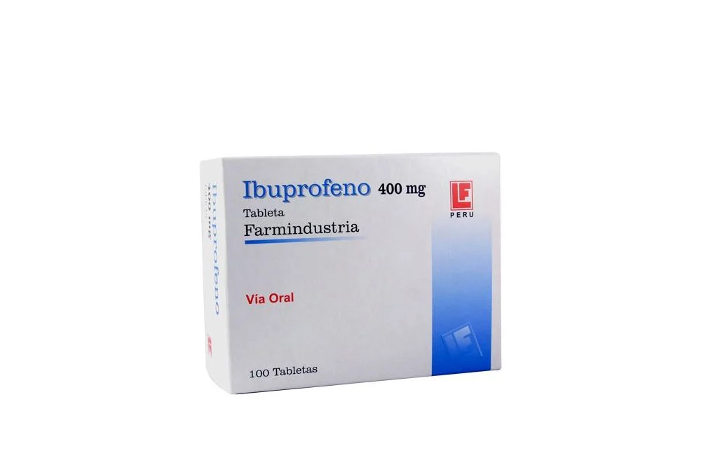 IBUPROFENO FARMINDUSTRIA - Tabletas recubiertas caja x 100 - 400 mg