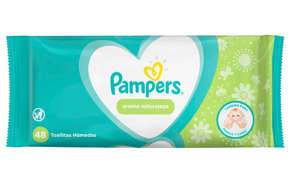 PAMPERS - Toallitas humedas PAMPERS - AROMA NATURALEZA x 48