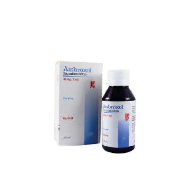 AMBROXOL FARMINDUSTRIA - Jarabe x 120 mL - 30 mg / 5 mL