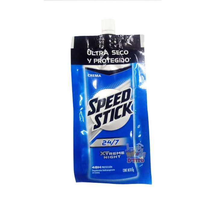 SPEED STICK - Desodorante antitranspirante en crema 24/7 XTREME NIGHT 48H - PRACTI TAPA x 9 g