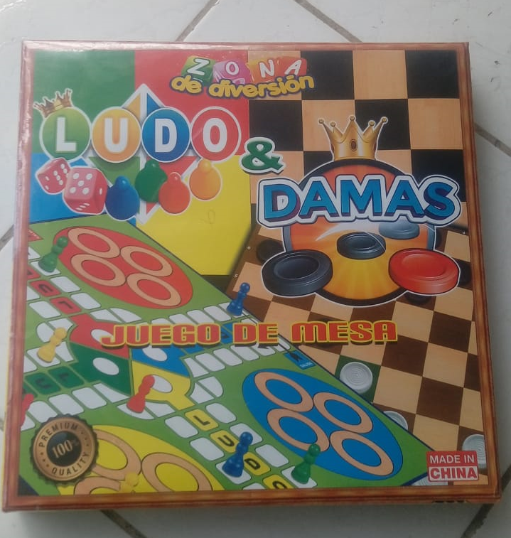 DAMA LUDO - Juego didactico 2 en 1 (copiar)