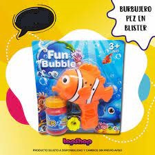 BURBUJAS - Pistola para burbujas modelo Nemo BUBBLE