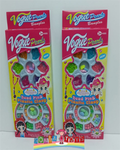 SET CUENTAS - Set de cuentas CHICA - VOGUE PERAL para ninas en variedad de colores y modelos