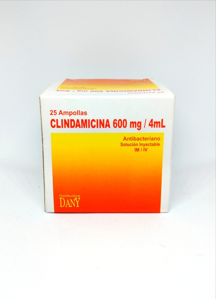 CLINDAMICINA - Solucion inyectable ampolla via I.M. - I.V. - 600 mg / 4 mL