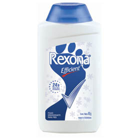 REXONA EFFICIENT - Talco Antibacterial para pies Rexona Efficient ORIGINAL x 200 g (copiar)