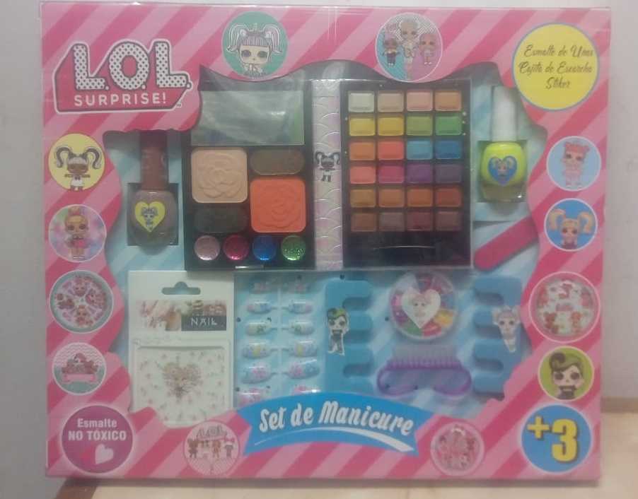 SET MAQUILLAJE LOL - Set de maquillaje y pedicure LOL SURPRISE!