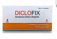 DICLOFIX - Solucion inyectable ampolla via I.M. caja x 10 - 75 mg / 3 mL