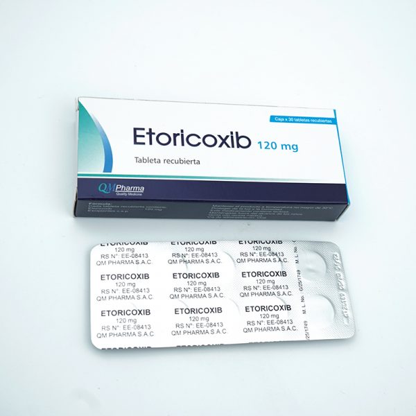 ETORICOXIB QM - Tabletas recubiertas caja x 60 - 120 mg