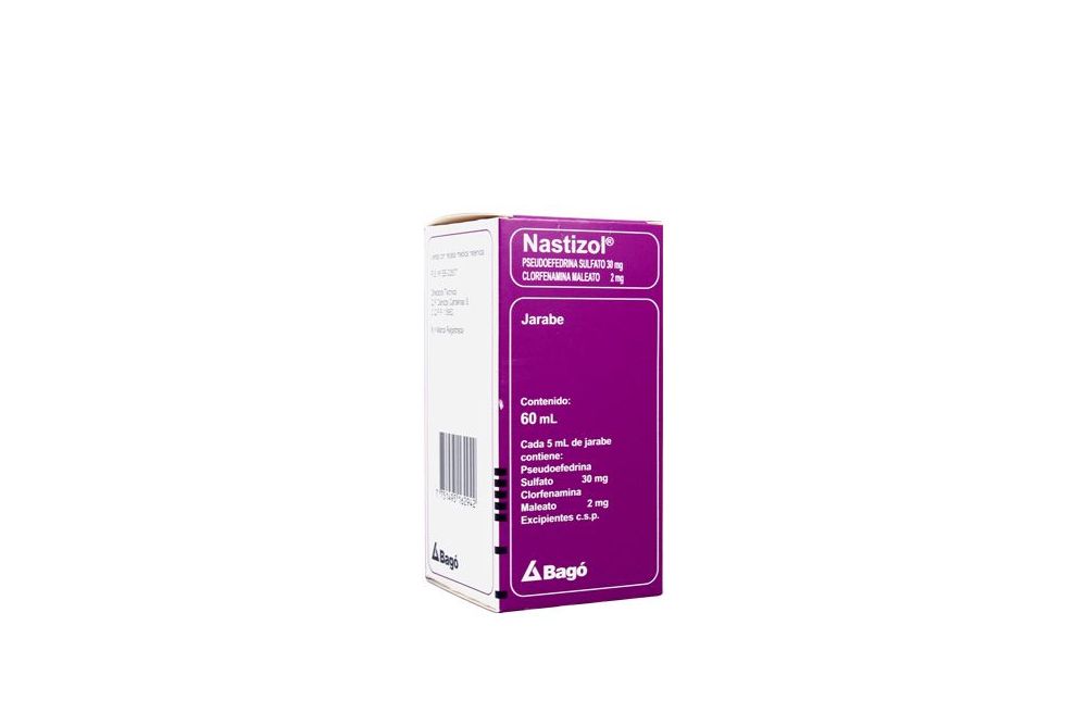 NASTIZOL - Jarabe x 60 mL - 30 mg + 2 mg