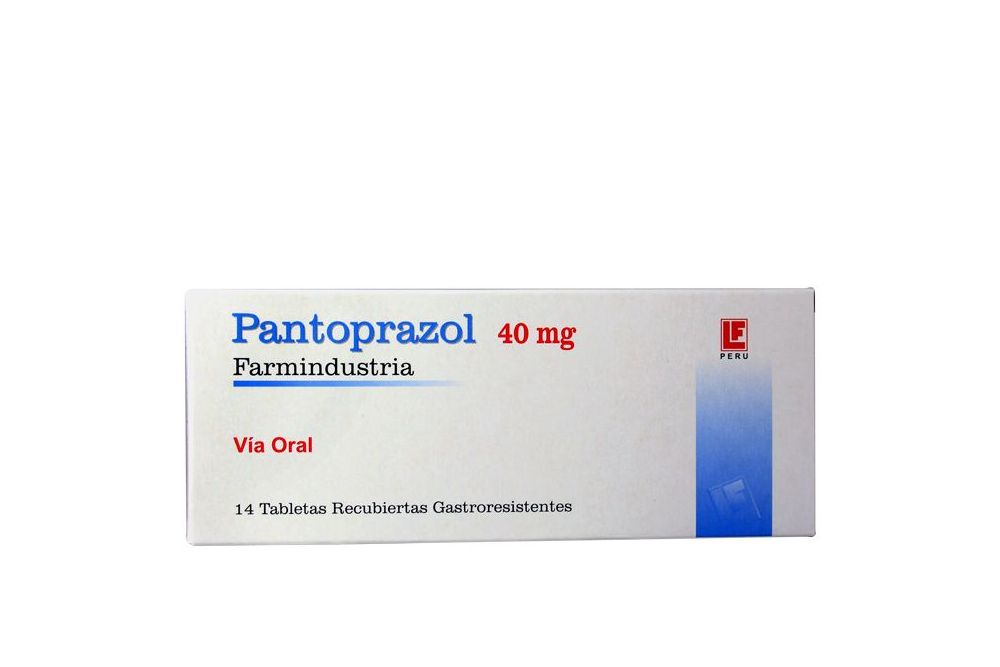 PANTOPRAZOL - Tabletas recubiertas gastrorresistentes caja x 14 - 40 mg