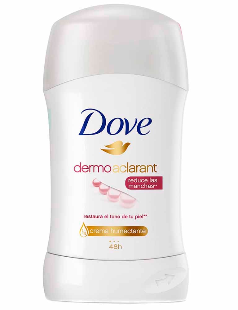 DOVE - Antitranspirante stick DERMOACLARANT con 1/4 crema humectante 48h x 50 g