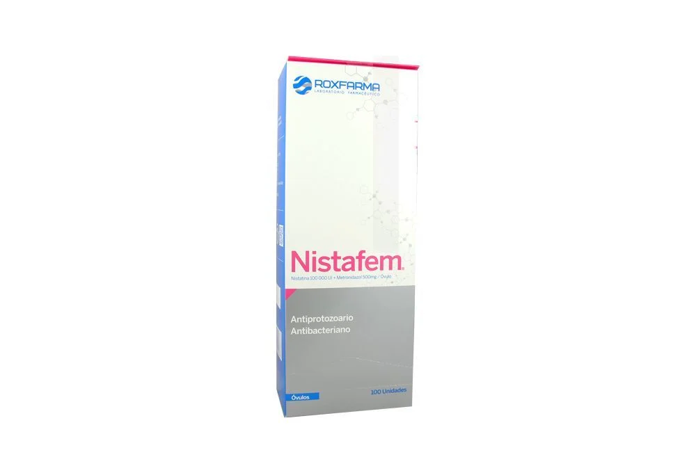 NISTAFEM - Ovulo caja x 100 - 500 mg + 100 000 U.I.