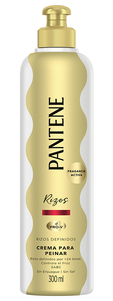 CREMA PARA PEINAR - Crema para peinar PANTENE - RIZOS DEFINIFOS - FRAGANCIA ACTIVA x 300 mL