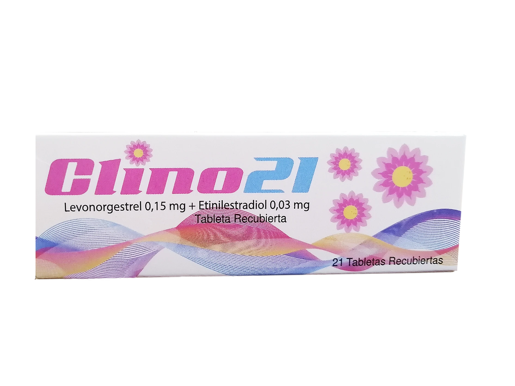 CLINO21 - Tabletas recubiertas x 28 dias - 0.15 mg + 0.03 mg