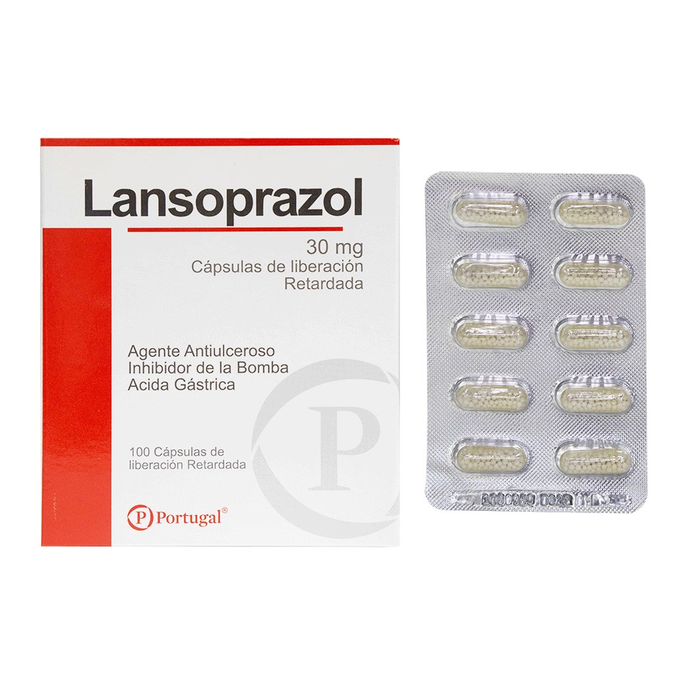 LANSOPRAZOL INDUQUIMICA - Capsulas de liberacion retardada caja x 20 - 30 mg (copiar)