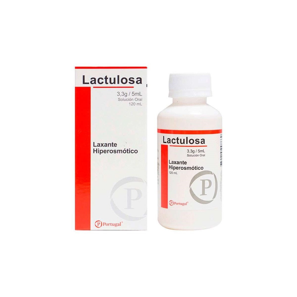 LACTULOSA PORTUGAL - Solucion oral x 120 mL - 3.3 g / 5 mL