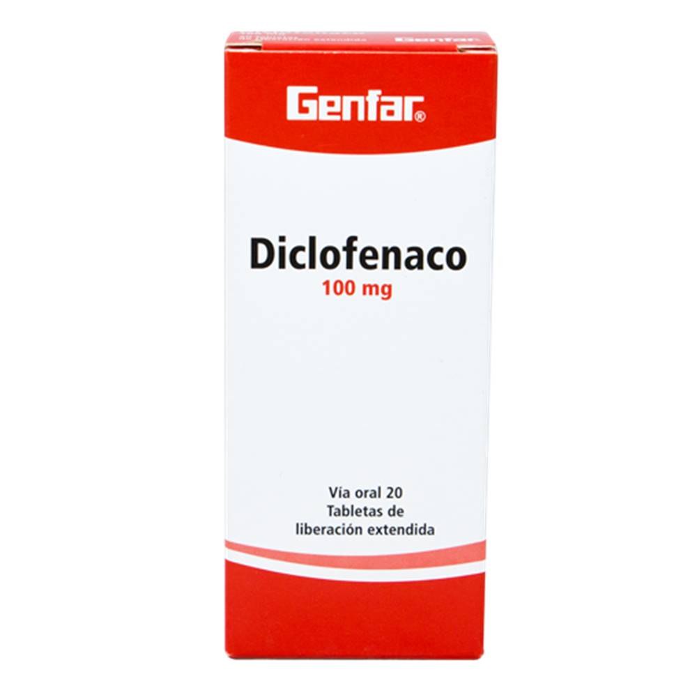 DICLOFENACO - Tabletas de liberacion prolongada caja x 20 - 100 mg (copiar)