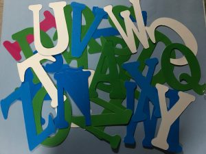 MOLDE LETRAS - Moldes de letras de carton nro. 1 ( Altura letras: 4.5 cm ) (copiar) (copiar)