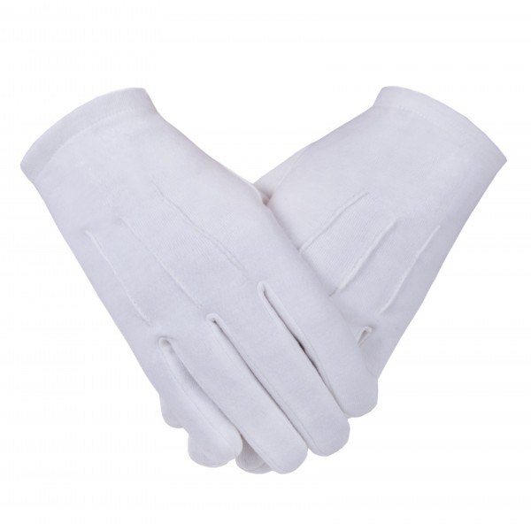 GUANTES - Guantes escolares blancos de tela