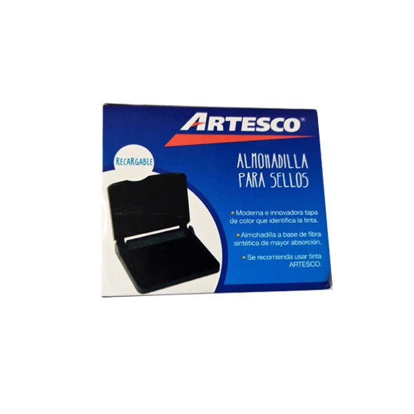 ARTESCO TAMPON MEDIANO 2K PARA SELLOS - AZUL - Infofar System