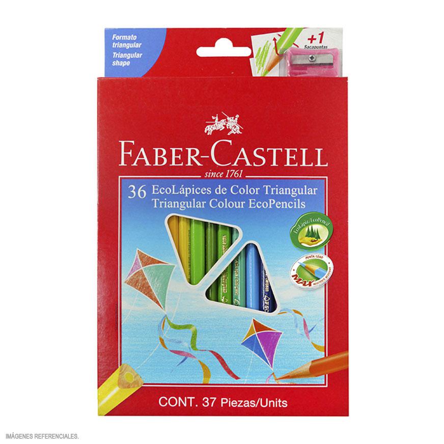 COLORES LARGOS x 12 - Colores largos triangulares FABER CASTELL  x 12 (copiar) (copiar)