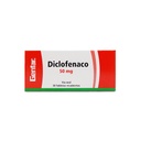 DICLOFENACO GENFAR - Tabletas retardantes caja x 30  - 50 mg