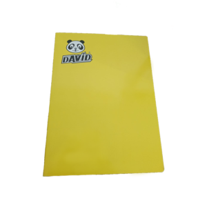 CUADERNO A4 - Cuaderno A4 JUSTUS engrapado - colores enteros surtidos - con stickers x 80 hojas (copiar)