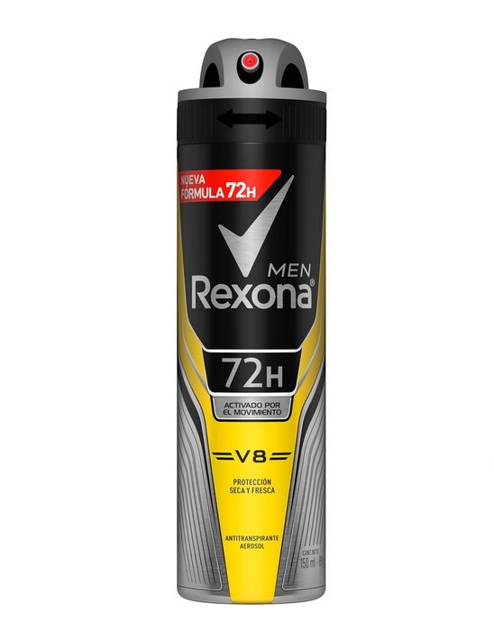 REXONA MEN - Antitranspirante Aerosol - V8 72H x 90 g / 150 mL