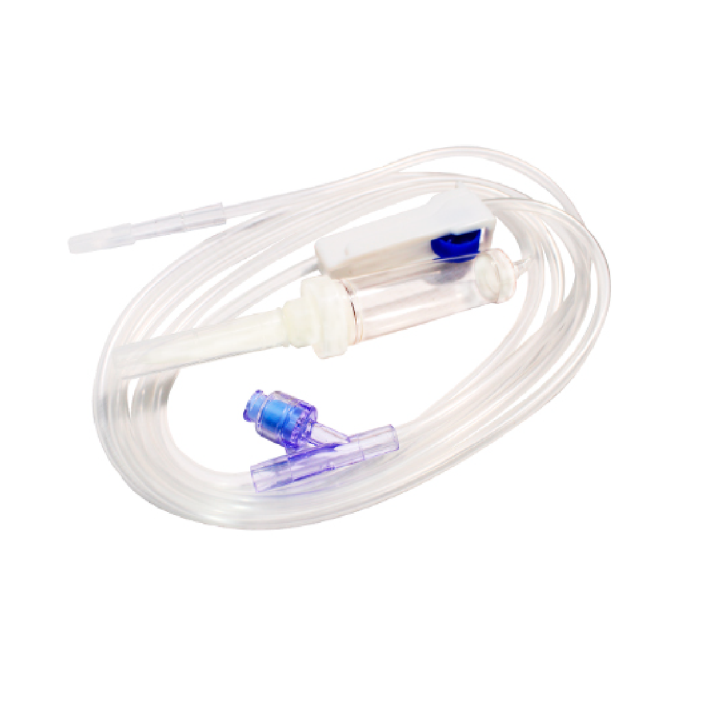 X - MEDIC - Equipo esteril de venoclisis - DISPOSABLE INFUSION SET - LIBRE DEHP - MODELO: CON TAPA DE PROTECCION ROSCA INTERNA (copiar)