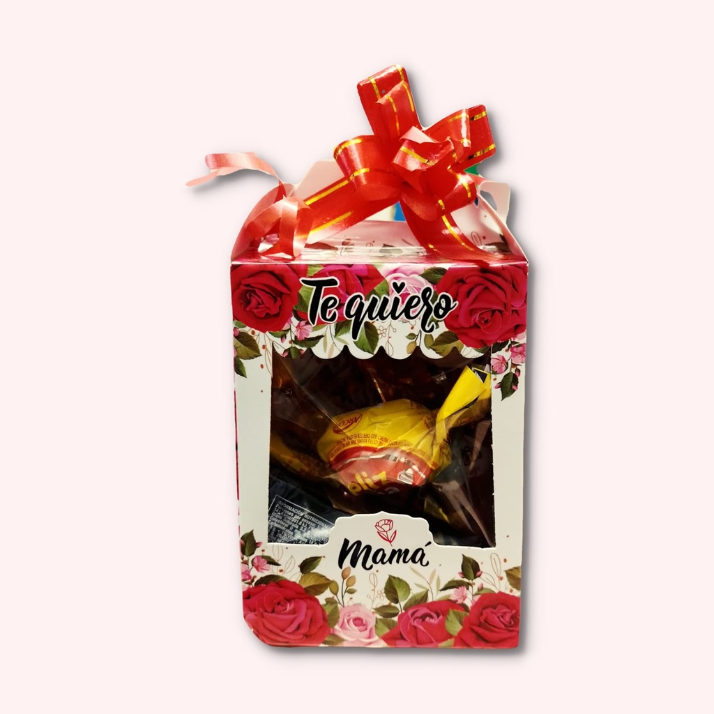 CAJA CHOCOLATES - Caja de chocolates &quot;Feliz dia mama&quot;