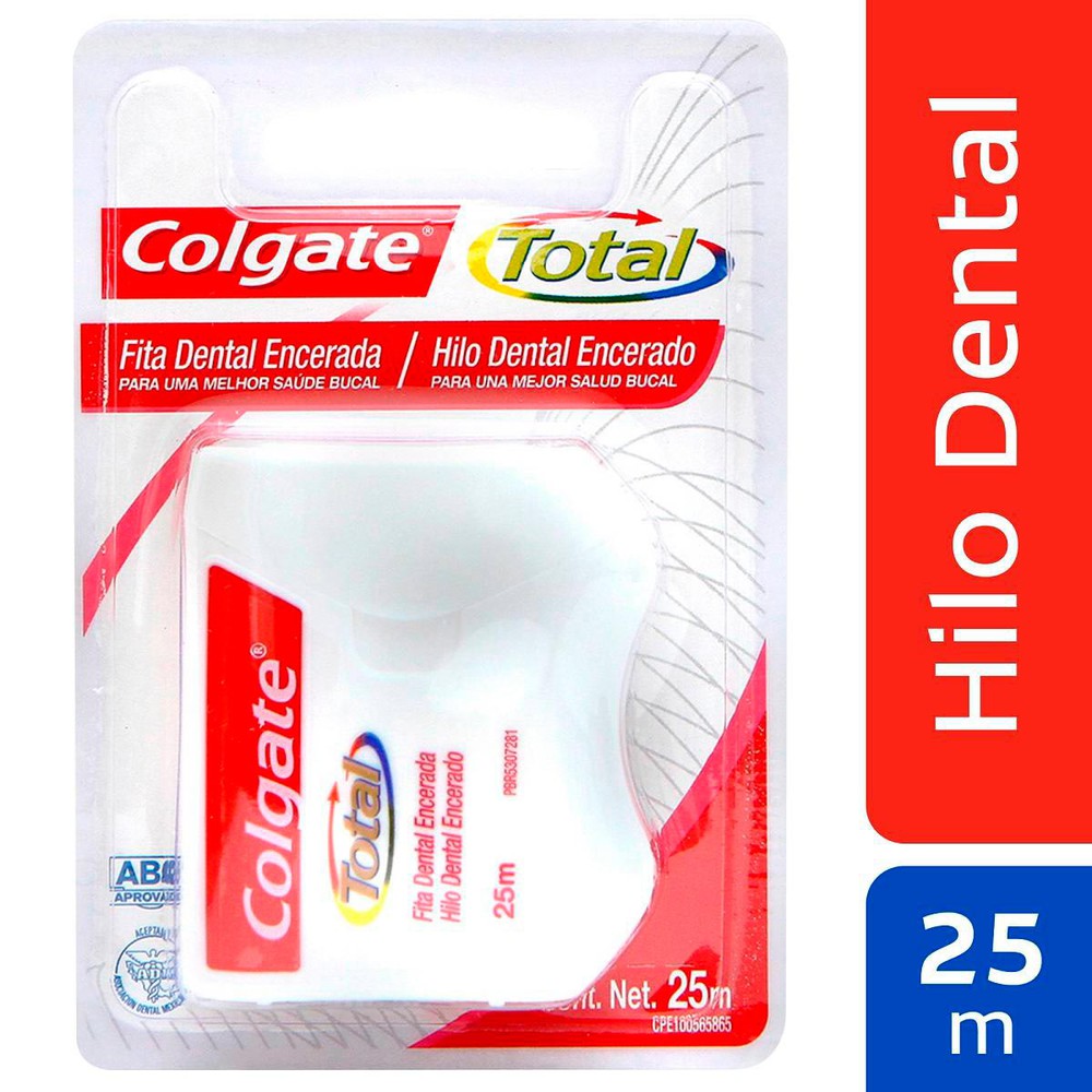 COLGATE - Hilo dental encerado - sabor MENTA x 50 m (copiar)