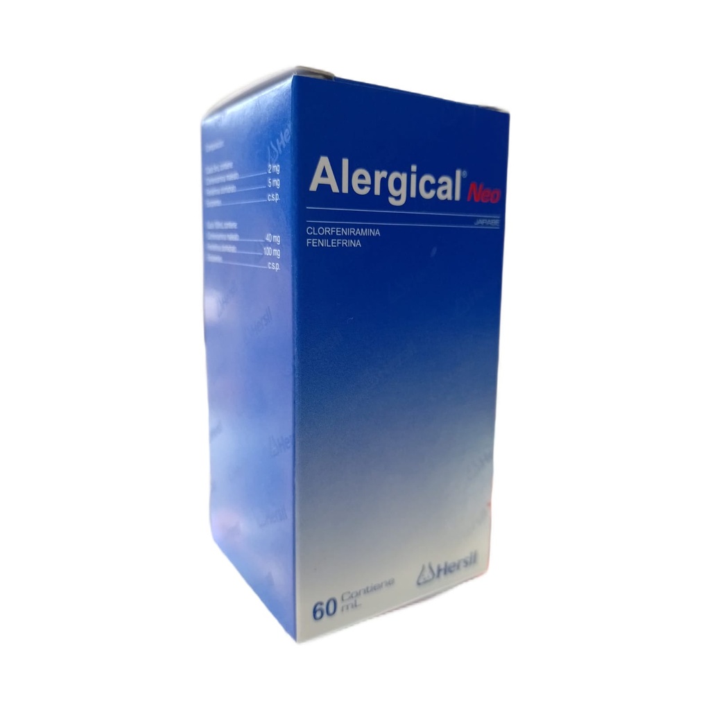 ALERGICAL NEO - Jarabe x 60 mL - 2 mg + 5 mg