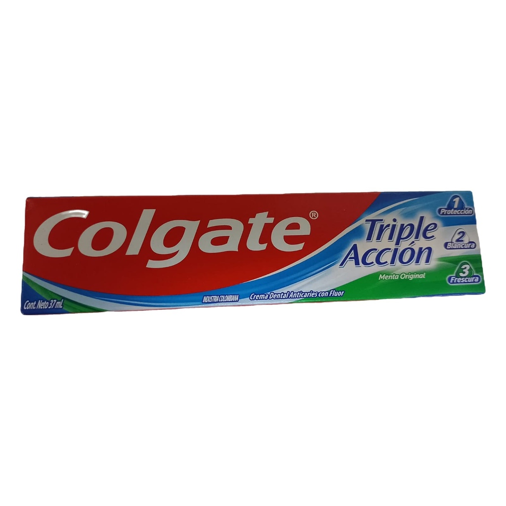 COLGATE TRIPLE ACCION - Crema dental Anticaries con fluor 22 mL (copiar)