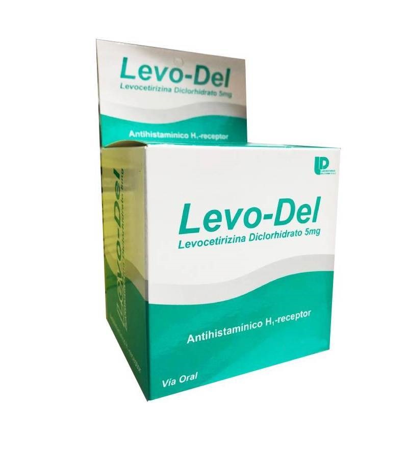 LEVO-DEL - Tabletas recubiertas caja x 100 - 5 mg