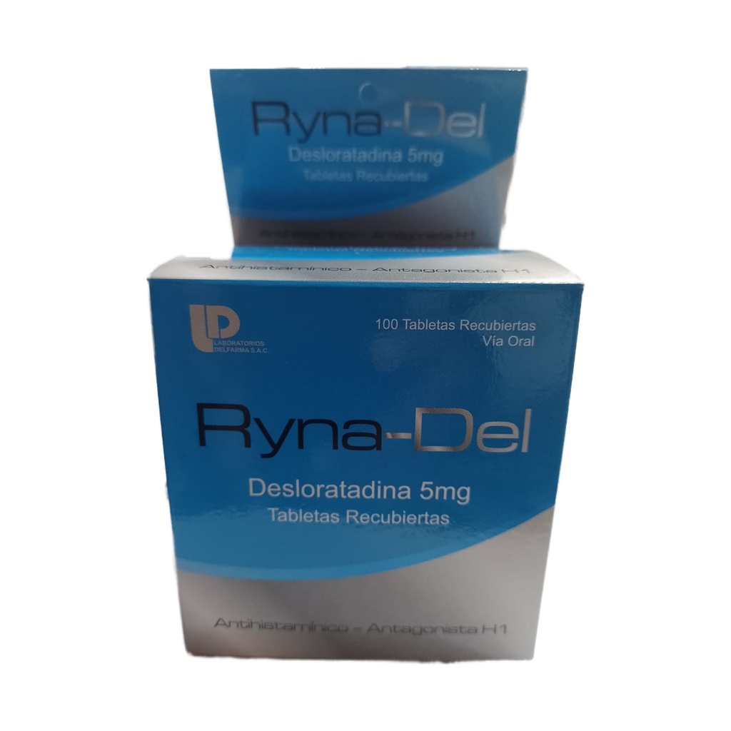 RYNA-DEL - Tabletas recubiertas caja x 100 - 5 mg