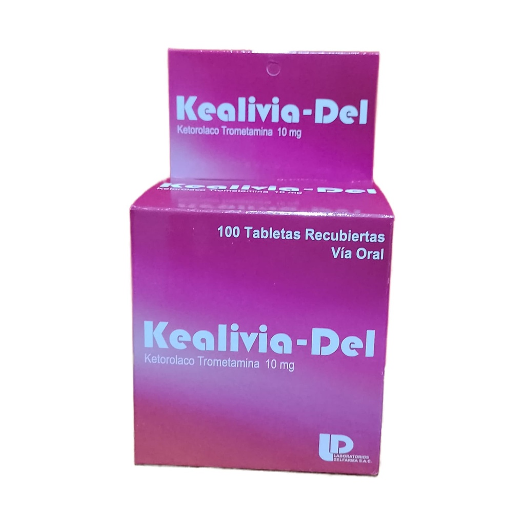 KEALIVIA-DEL - Tabletas recubiertas caja x 100 - 10 mg