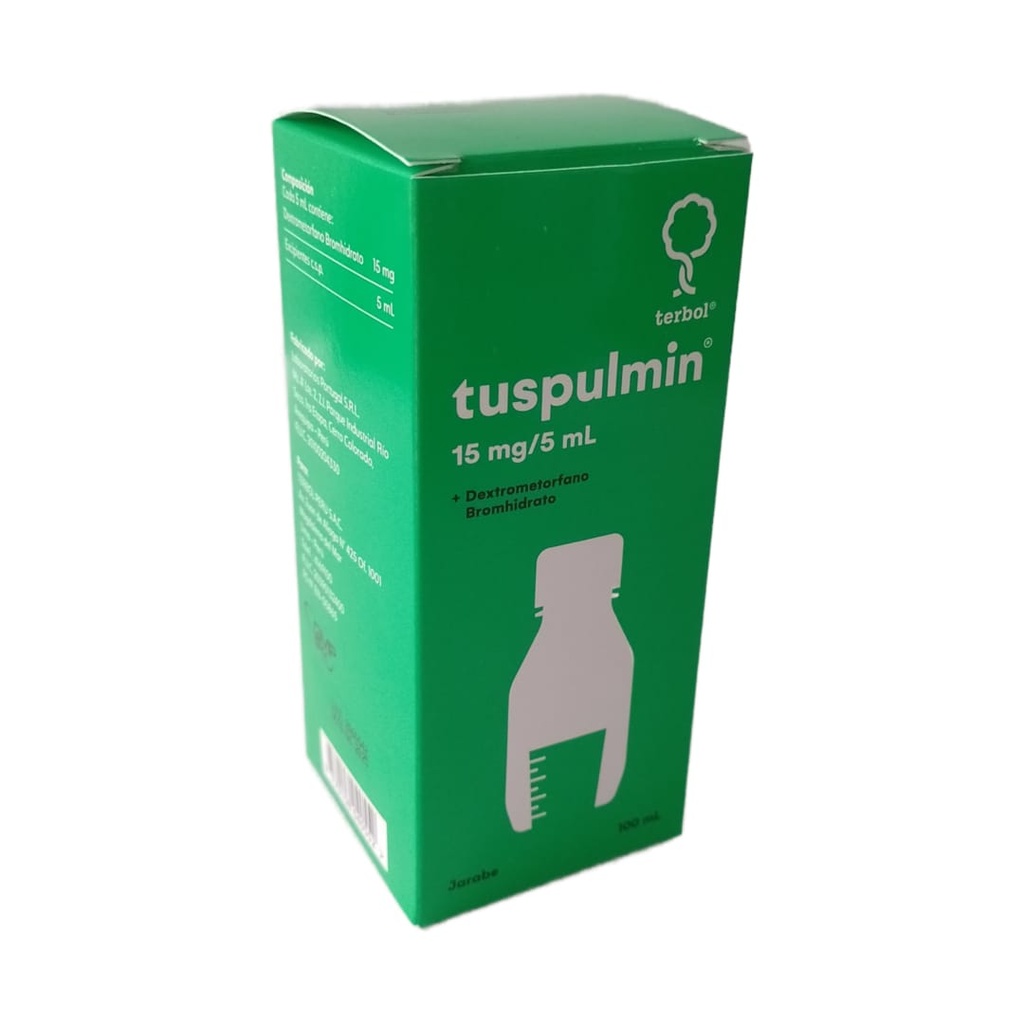 TUSPULMIN - Jarabe via oral x 100 mL - 15 mg / 5 mL