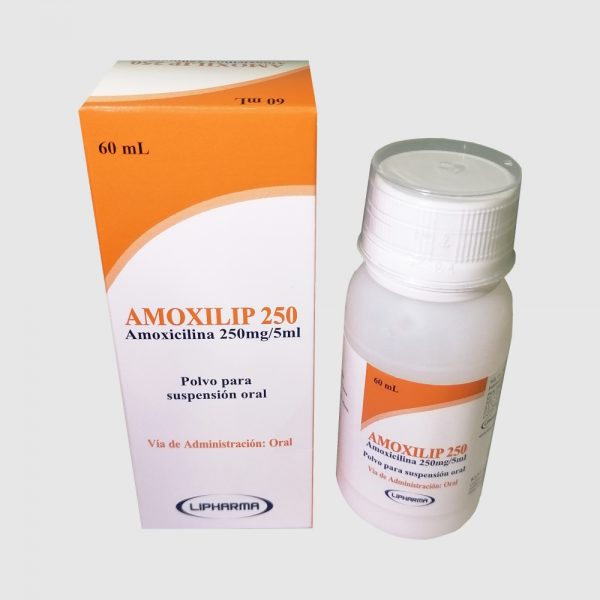 AMOXILIP 250 - Polvo para suspension oral x 60 mL - 250 mg / 5 mL