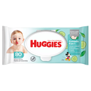 HUGGIES - Toallitas humedas CUIDADO 4 EN 1 - SUAVE COMO ALGODON CON ECO-FIBRAS x 80 unidades