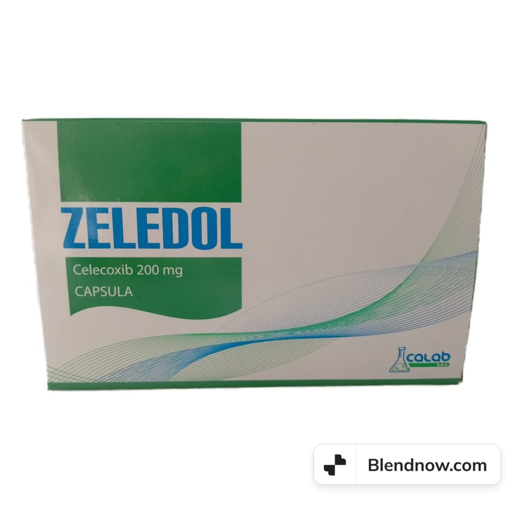 ZELEDOL - Capsulas caja x 100 - 200 mg