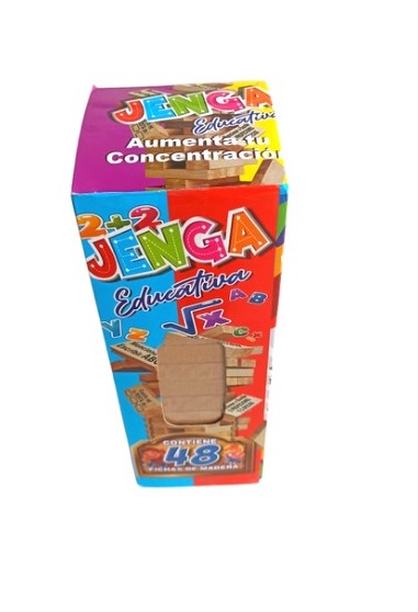 JENGA - Jenga de madera - JENGA EDUCATIVA juegos didacticos