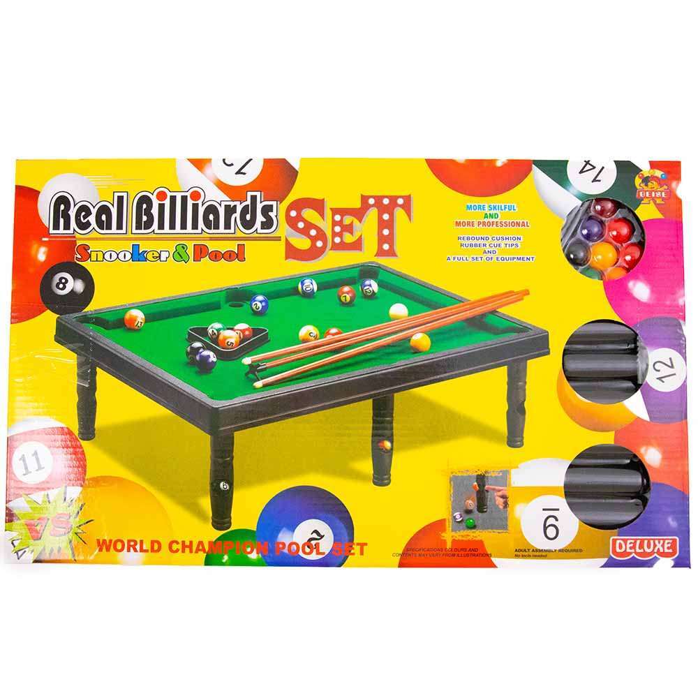 BILLAR - Juego de billar REAL BILLIARDS SET en caja