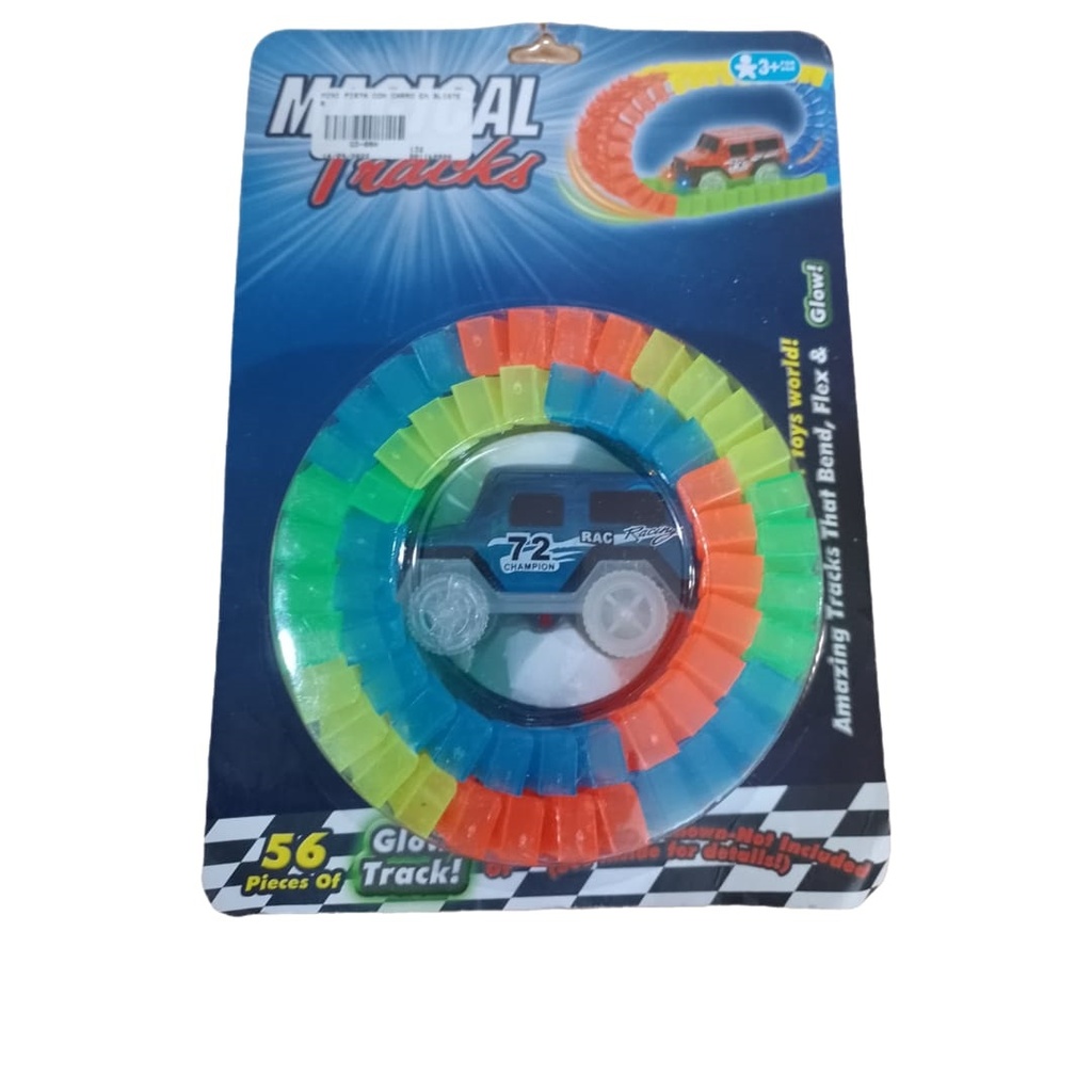 PISTA CARRO - Pista fluorescente con carro FLUORESCENT TRACK x 80 PCS (copiar)