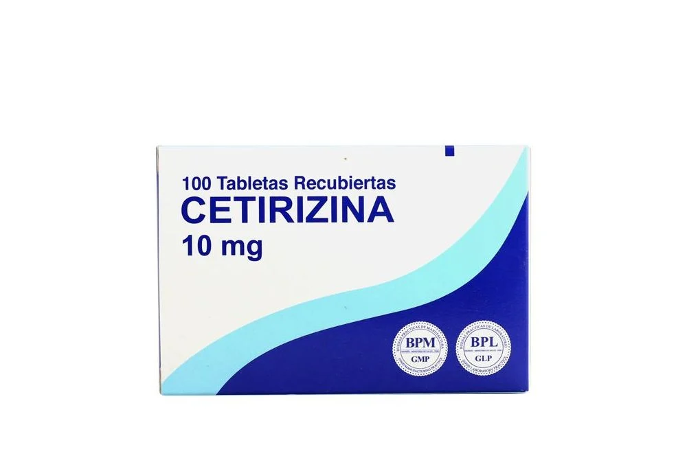 CETIRIZINA FARMINDUSTRIA - Tabletas recubiertas caja x 100 - 10 mg (copiar)