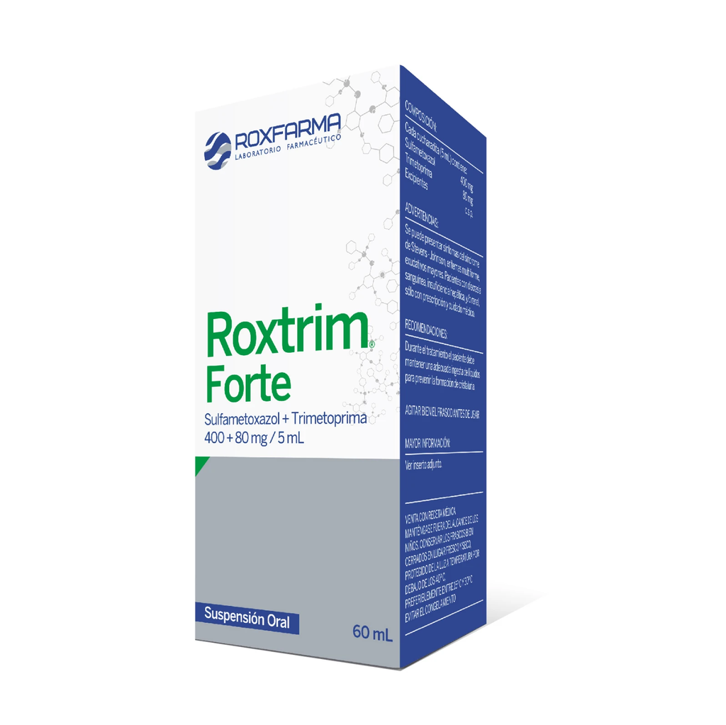 BACTRIM FORTE - Suspension oral x 100 mL - 400 mg + 80 mg / 5 mL (copiar)