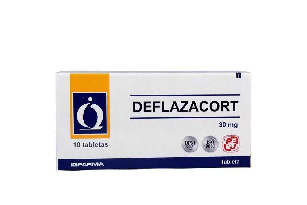 DEFLAZACORT IQFARMA - Tableta caja x 10 - 30 mg