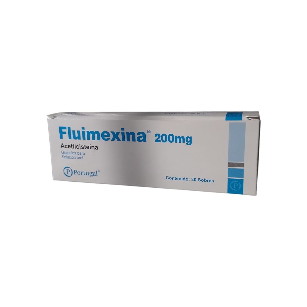 FLUIMEXINA 600 - Polvo para solucion oral caja x 30 sobres x 3 g - 600 mg (copiar)