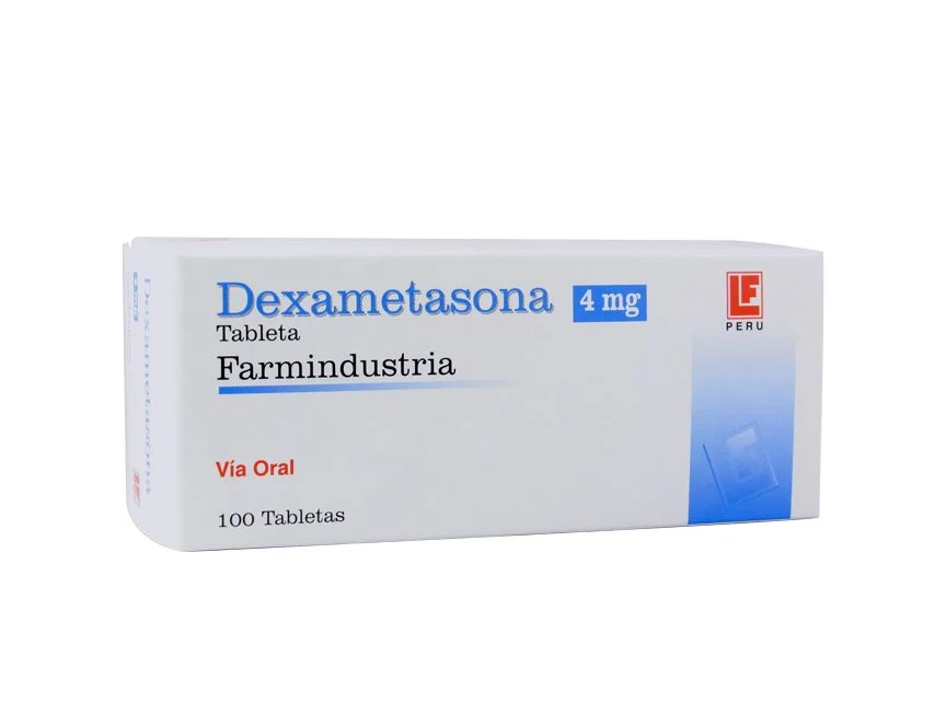 DEXAMETASONA FARMINDUSTRIA - Tabletas caja x 100 - 4 mg