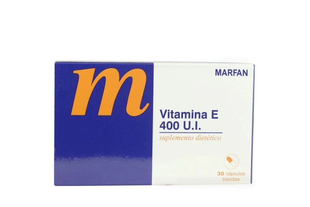 VITAMINA E MARFAN - Capsulas blandas caja x 30 - 400 UI