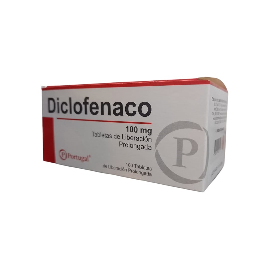 DICLOFENACO GENFAR - Tabletas de liberacion extendida caja x 20 - 100 mg (copiar)